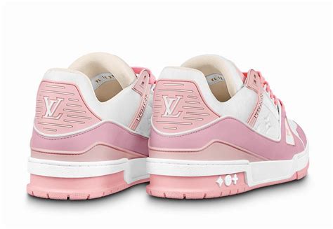 tenis louis vuitton rosas